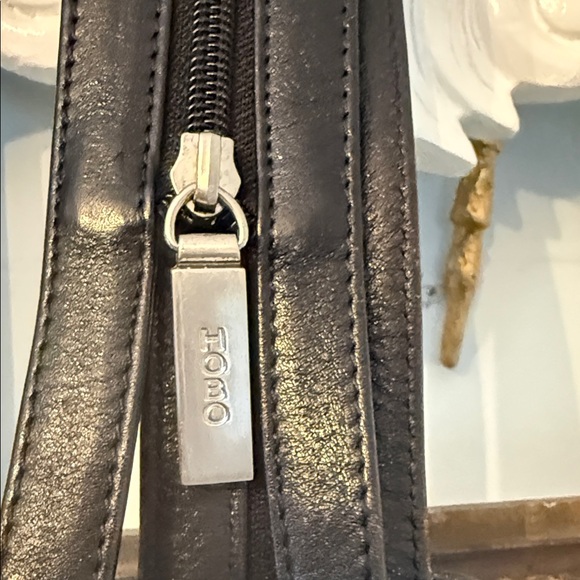 HOBO Black Leather Shoulder sling back/shoulder bag - Picture 4 of 16